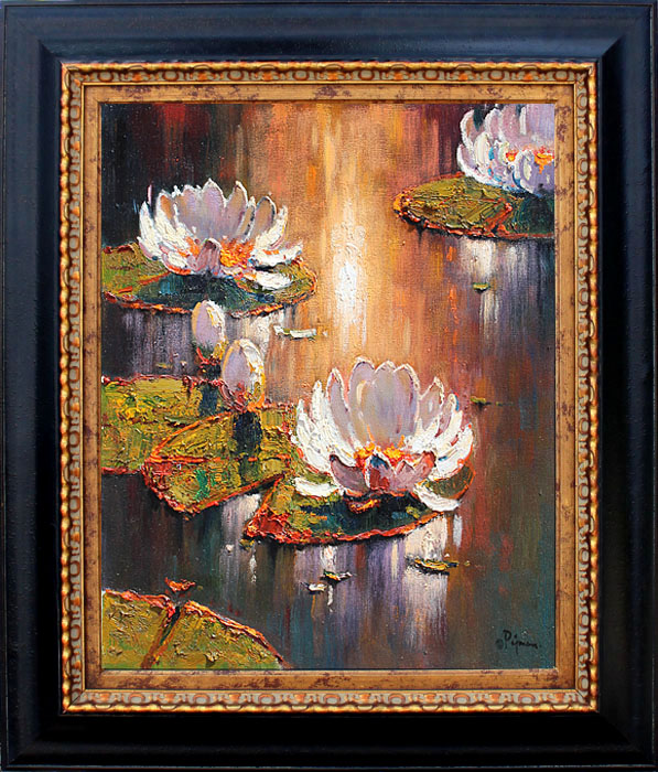 Bob Pejman - White Lilies original 